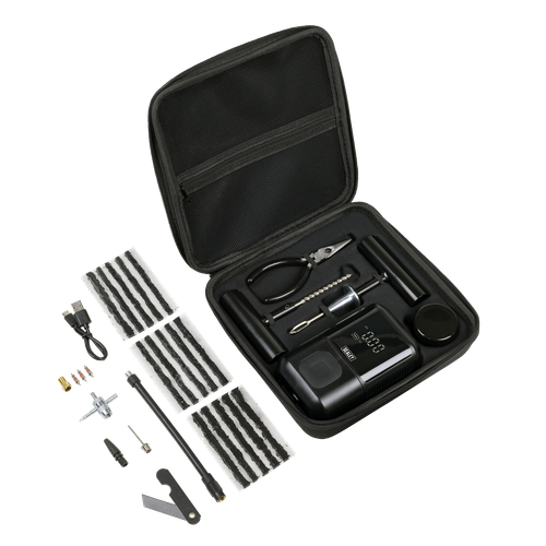 Sealey MAC24 Temporary Puncture Repair Kit & Rechargeable Tyre Inflator