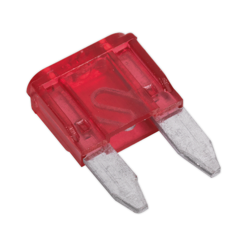 Sealey MBF1050 Automotive MINI Blade Fuse 10A - Pack of 50