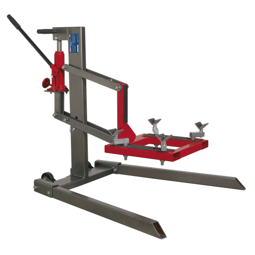 Sealey MCL500 Single Post Hydraulic Portable Motorcycle Lift 450kg Capacity