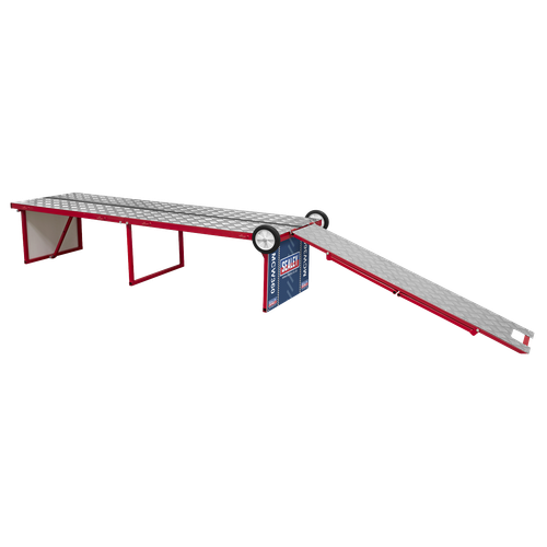 Sealey MCW360 Folding Motorcycle Workbench with Ramp 360kg Capacity