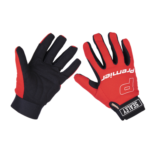Premier MG796XL Mechanic's Gloves Padded Palm - Extra-Large Pair
