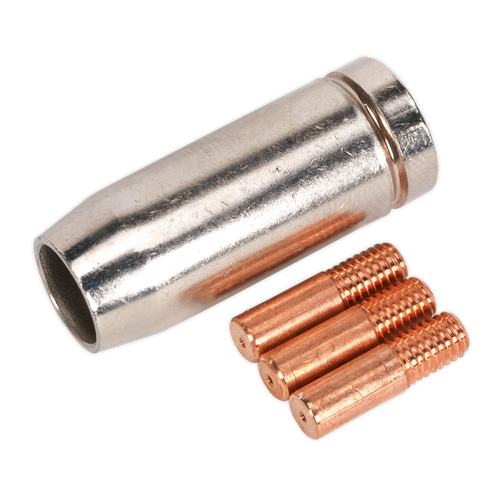 Sealey MIG953 Conical Nozzle & Contact Tip Set MB14