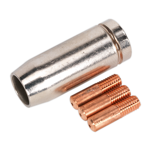 Sealey MIG954 Conical Nozzle & Contact Tip Set MB14