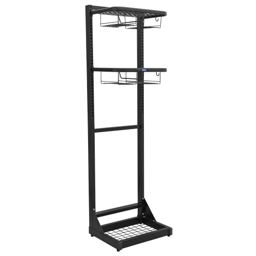 Sealey MS081FS Freestanding Motorcycle Helmet & Gear Storage