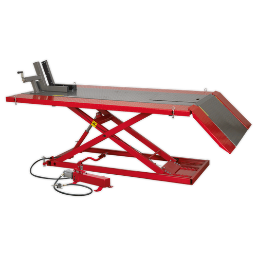 Sealey MT680 Air/Hydraulic Mini Tractor/Quad/Motorcycle Lift 680kg Capacity
