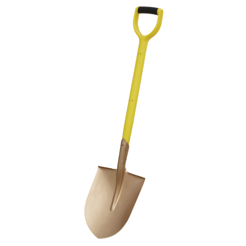 Premier NS107 Non-Sparking Round Point Shovel 240 x 420 x 990mm