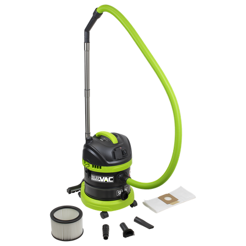 Sealey PC150BV BuilderVac® 15L M Class Vacuum Cleaner Wet & Dry with Stainless Steel Drum 1400W/230V