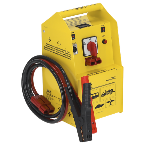 Sealey POWERSTART500 12/24V Emergency Jump Starter 500hp Start