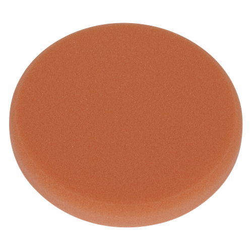Sealey PTCCHV150O Hook-and-Loop Buffing & Polishing Foam Head 150 x 25mm - Orange/Firm