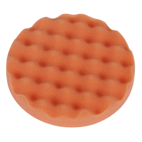 Sealey PTCCHW150O Hook-and-Loop Buffing & Polishing Foam Head 150 x 25mm - Orange/Firm