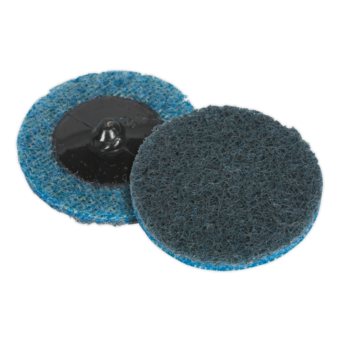 Sealey PTCQC50F Quick Change Preparation Pad 50mm, Fine - Pack of 10