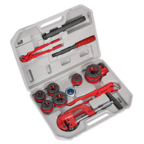 Sealey PTK993 Pipe Threading Kit 1/4" - 1-1/4"BSPT