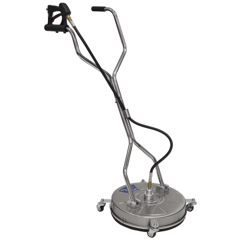 Sealey PWAK18 18" Surface Cleaner with Dual Handle & Rotating Spray Bar - Stainless Steel