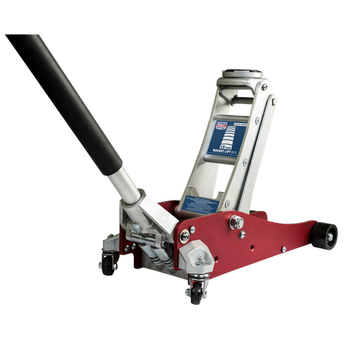 Premier RJA1800 Low Profile Aluminium Trolley Jack with Rocket Lift 1.8 Tonne