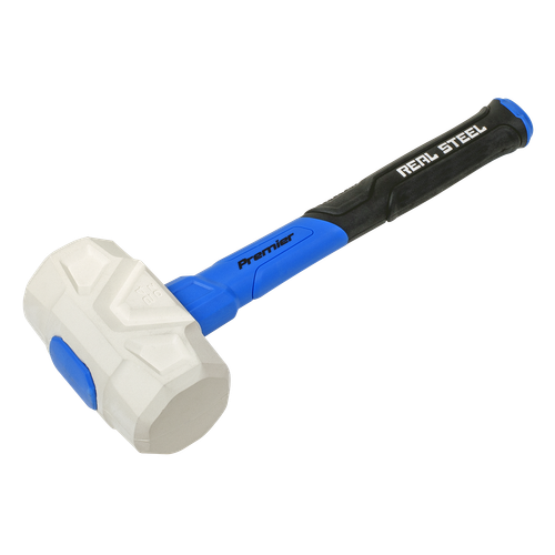 Premier RMG24 Rubber Mallet with Fibreglass Shaft & Graphite Core 24oz