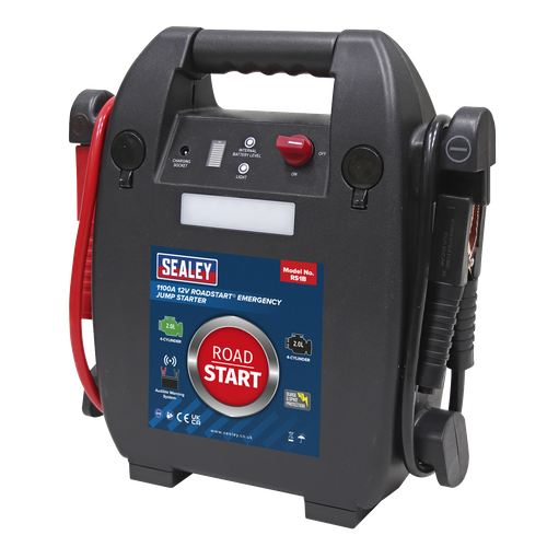 Sealey RS1B RoadStart® 12V Emergency 4-Cylinder Jump Starter 2L