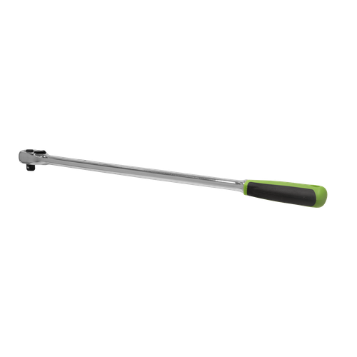 Siegen S01206 Extra-Long Pear-Head Ratchet Wrench with Flip Reverse 3/8"Sq Drive