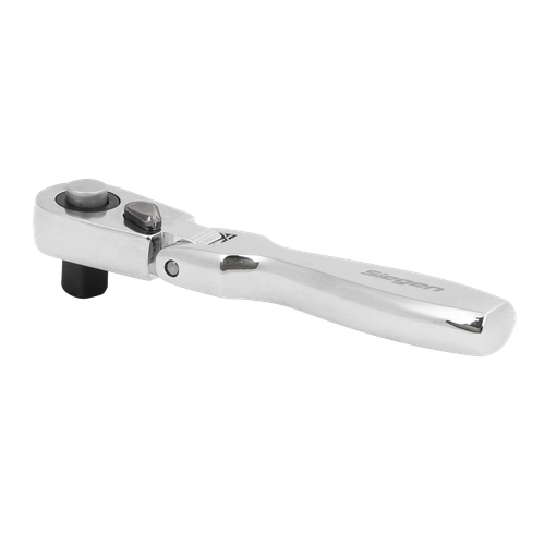 Siegen S01254 Micro Flexi-Head Ratchet Wrench 1/4"Sq Drive