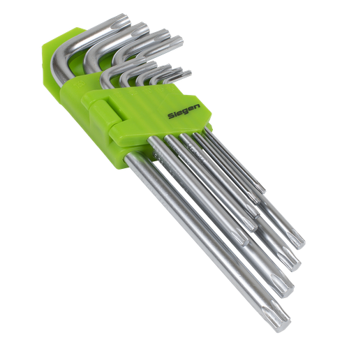 Siegen S01262 Long TRX-Star* Key Set 9pc