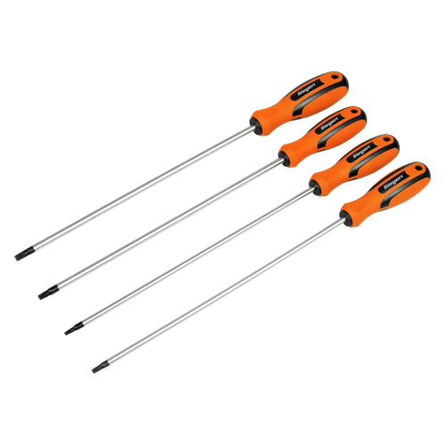 Siegen S01289 TRX-Star* Long Screwdriver Set 4pc