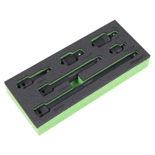 Siegen S01323 Impact Adaptor & Extension Bar Set 1/2"Sq Drive 6pc