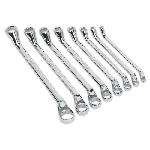 Siegen S0405 Deep Offset Ring Spanner Set 8pc