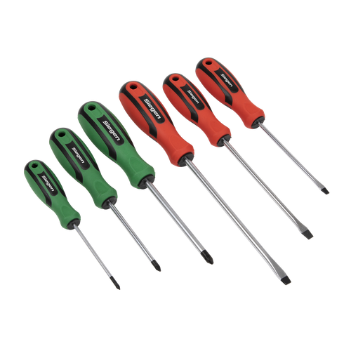 Siegen S0615 Soft Grip Screwdriver Set 6pc