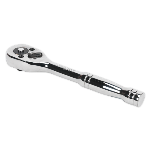 Siegen S0704 Pear-Head Ratchet Wrench with Flip Reverse 1/4"Sq Drive