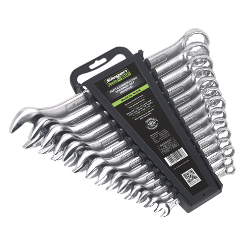 Siegen S0714 Imperial Combination Spanner Set 14pc