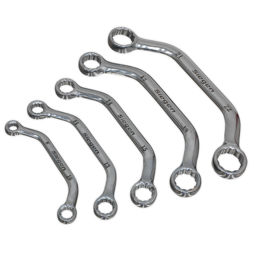 Siegen S0716 Obstruction Spanner Set 5pc