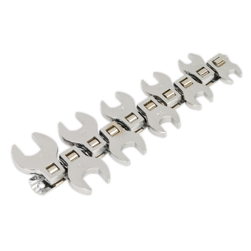 Siegen S0866 Crow's Foot Open-End Spanner Set 3/8"Sq Drive 10pc