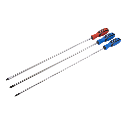 Siegen S0895 Extra-Long Screwdriver Set 3pc