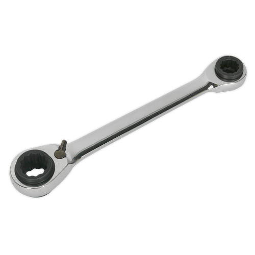 Siegen S0983 4-in-1 Reversible Ratchet Ring Spanner