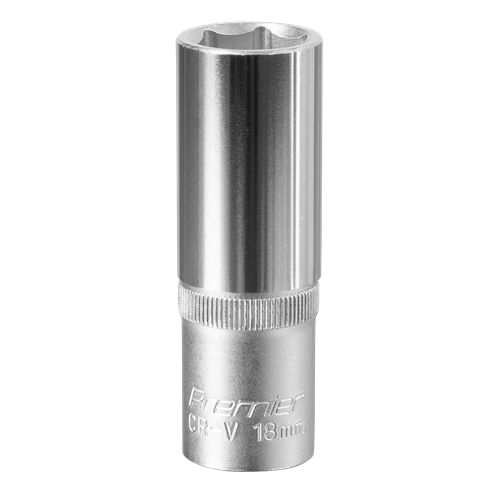 Premier S1218D Deep Socket 1/2"Sq Drive 18mm