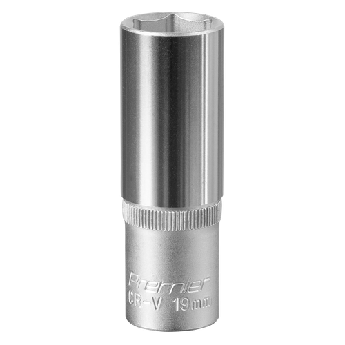 Premier S1219D Deep Socket 1/2"Sq Drive 19mm