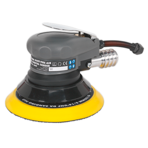 Sealey SA09 Dust-Free Air Palm Orbital Sander 150mm