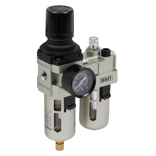 Sealey SA106 Air Filter/Regulator/Lubricator Max. Airflow 60cfm