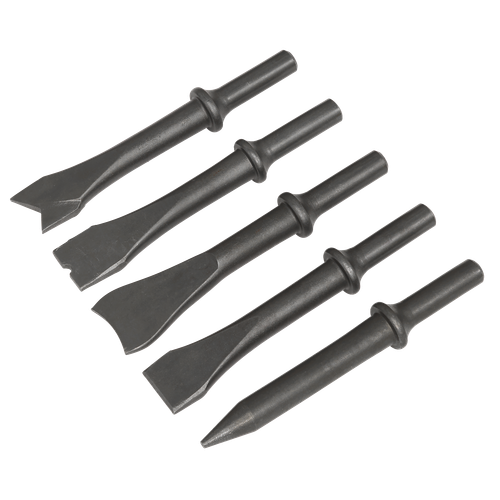 Sealey SA12C Air Hammer Chisel Set 120mm 5pc