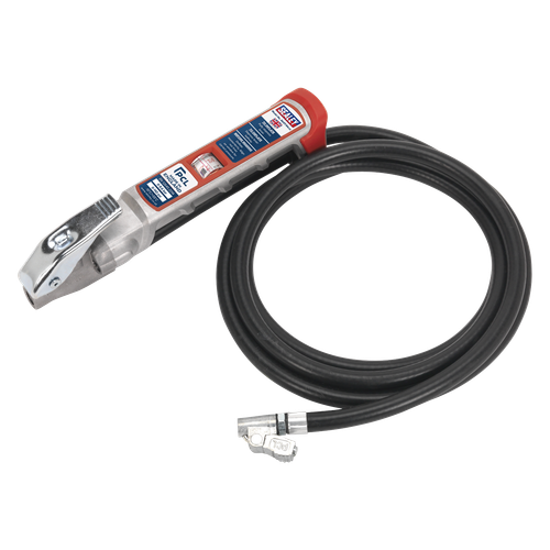 PCL SA37/94 Professional Tyre Inflator with 2.5m Hose & Clip-On Connector