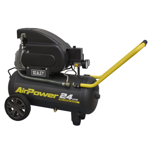 Sealey SAC2420E110V 24L Direct Drive Air Compressor 2hp 110V