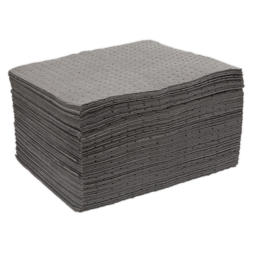 Sealey SAP01 Spill Absorbent Pads - Pack of 100