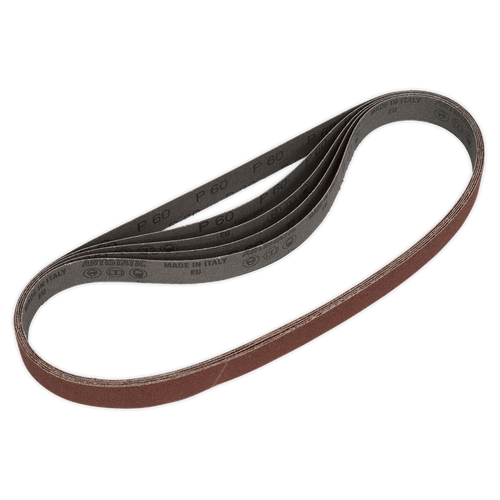 Sealey SB0020 25 x 762mm Sanding Belt 60Grit - Pack of 5