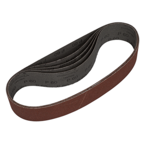 Sealey SB006 50 x 686mm Sanding Belt 60Grit - Pack of 5