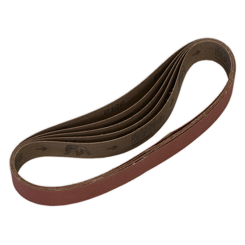 Sealey SB008 30 x 540mm Sanding Belt 100Grit - Pack of 5