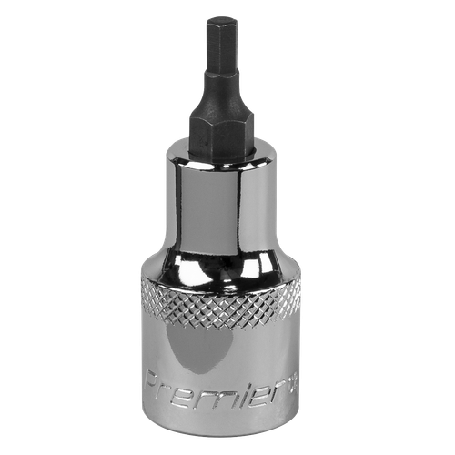 Premier SBH016 Hex Socket Bit 1/2"Sq Drive 4mm