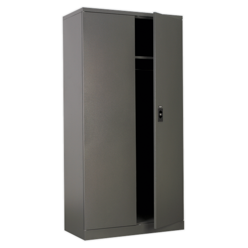 Sealey SC02 Floor Cabinet 2 Door 4 Shelf & Hanging Rail