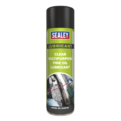 Sealey SCS019S Clear Multipurpose Fine Oil Lubricant 500ml