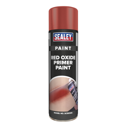 Sealey SCS030S Oxide Primer Paint 500ml - Red