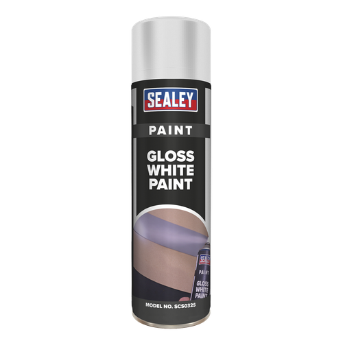 Sealey SCS032S Gloss Paint 500ml - White