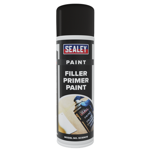 Sealey SCS061 Filler Primer Paint 500ml - Pack of 6